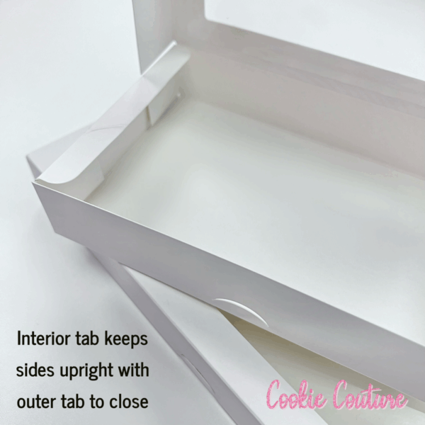 White Window Box - 10x10x2.5" - Image 2