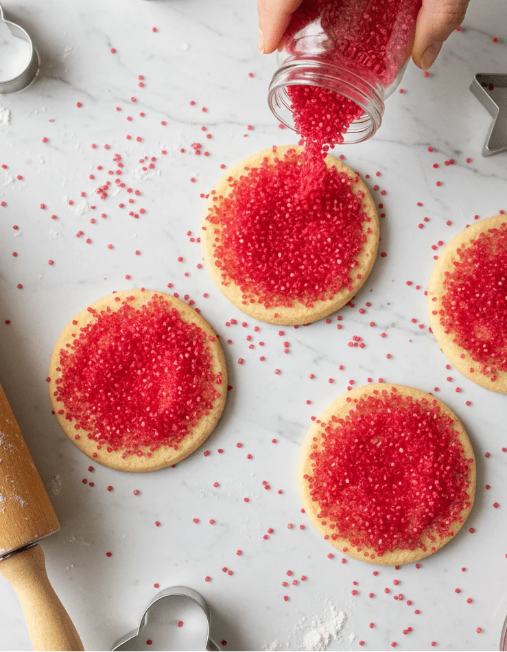 Sweetapolita Sprinkles - Natural Red Coarse Sugar - Image 2