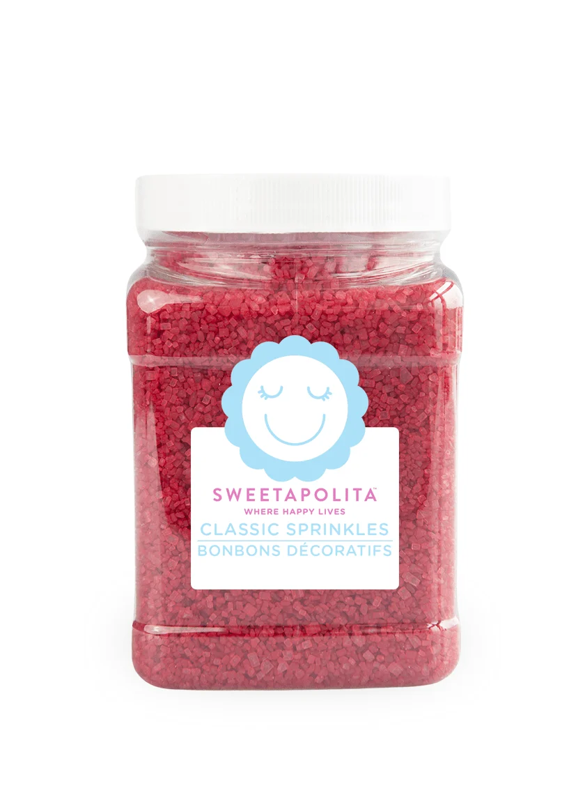 Sweetapolita Sprinkles - Natural Red Coarse Sugar - Image 3