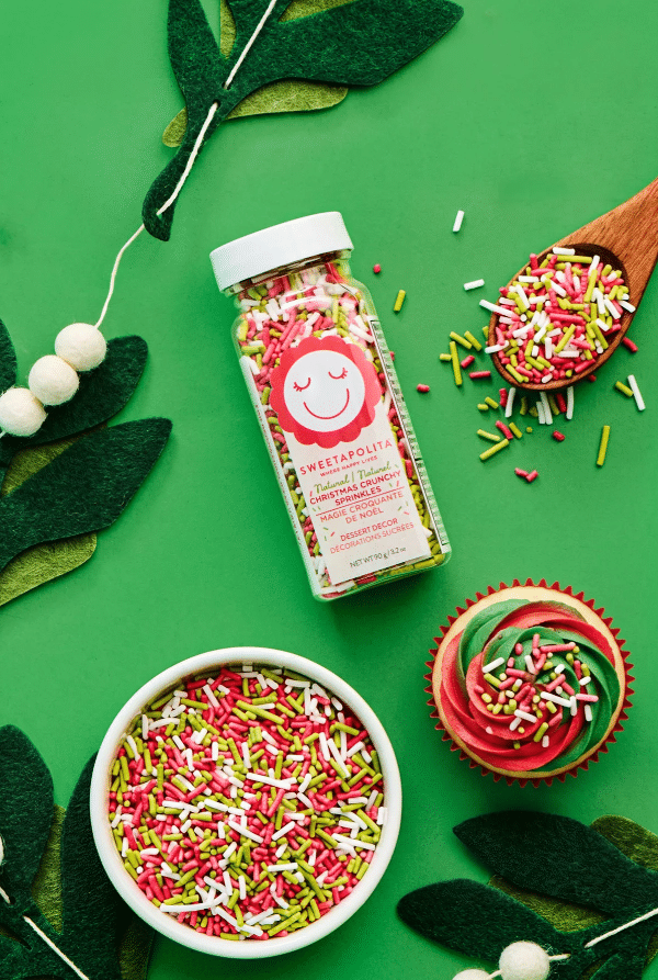 Sweetapolita Sprinkles - Natural Christmas Crunchy Sprinkles - Image 2