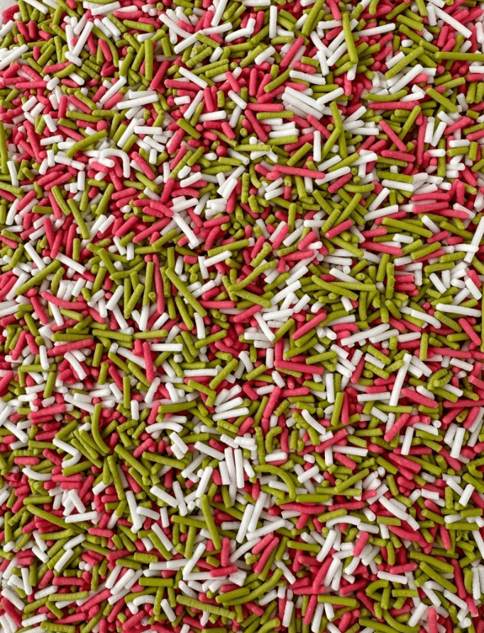 Sweetapolita Sprinkles - Natural Christmas Crunchy Sprinkles